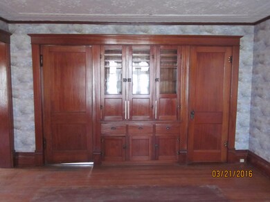 Built Ins w/doors closed kitchen/stairs