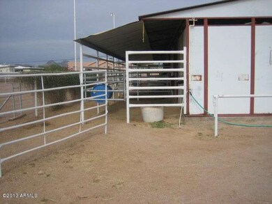 View of west side of barn