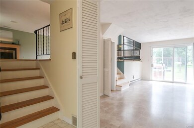 Front entrance Foyer with white marble tile , entr