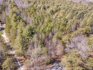 Aerial view of Sugarfork Road lots.