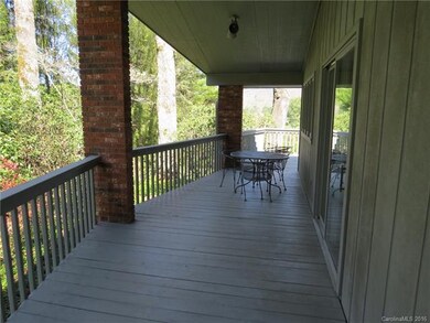 Shady Covered Side Deck