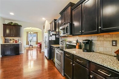 Kitchen also features GE energy-efficient applianc