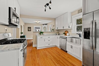 White kitchen with stainless