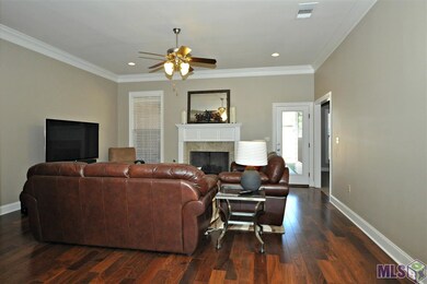 Looking in from the front door. Ventless Gas Firel