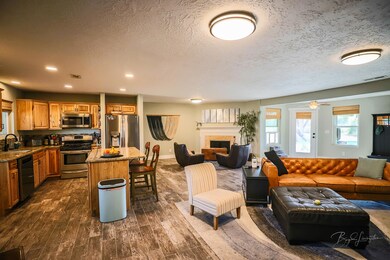 kitchen family room area
