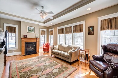 DELIGHTFUL FAMILY ROOM WITH GAS FIREPLACE AND PLEN