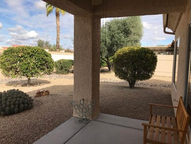 LOOKING OUT TO BACK YARD