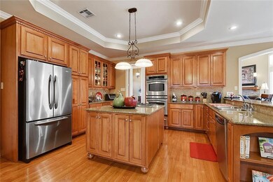 Kitchen set up will appease the chef of the home