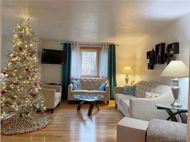 Formal Living Room; hardwood floors.