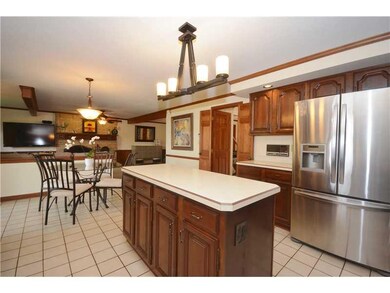 Kitchen. Open Kitchen/Family Room is a great conce