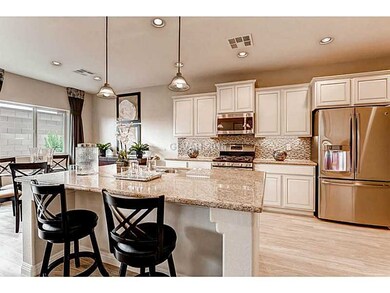 Kitchen. Breakfast Bar and Recessed Can Lighting.