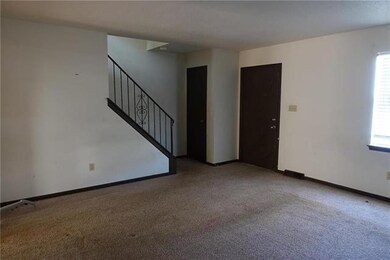 Front door and livingroom