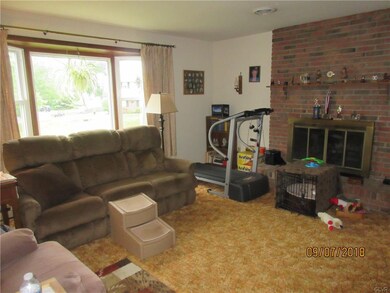 There is hardwood under the entire upper level.  L