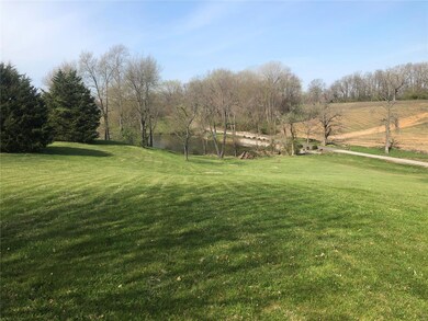 Top of hill looking down to pond
