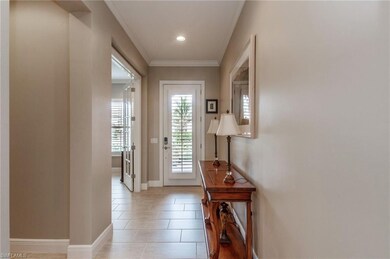 Foyer entry, with den to the right upon entry.