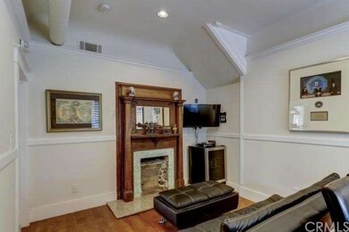Fireplace in one of the offices