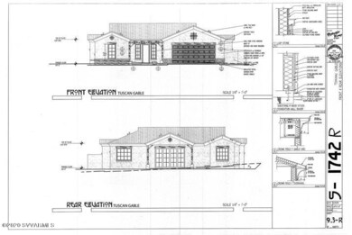 10 9.3 Front & Rear Tuscan Gable Elevati