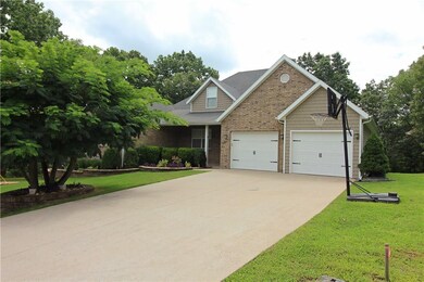 The home has such a beautiful park like setting and sits on nearly 3/4 of an acre. The 2nd lot does convey with property. Lot of room to roam!