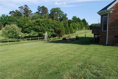 Back yard from left side of home