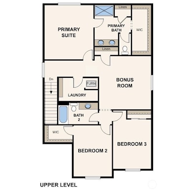 Marketing rendering of floor plan - may vary per location.