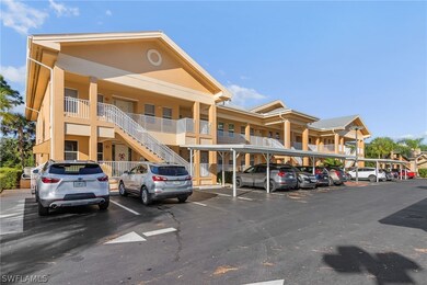 Building B with covered parking spots.