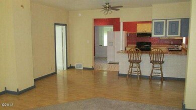 Living room open to kitchen