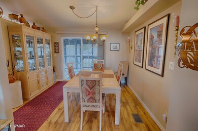 Dining room from living room