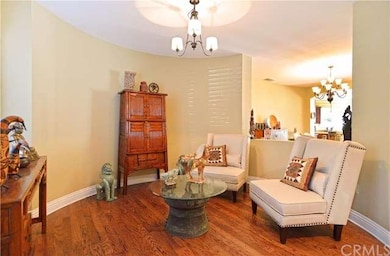 Stunning Architectural Oval Living Room! Dark Stai