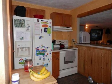 Kitchen showing gas range