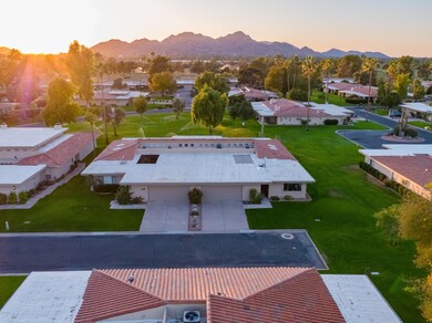 West Facing Aerial View