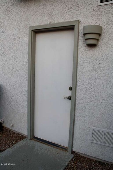 Door from garage to backyard