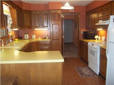 Plenty of room in the large kitchen