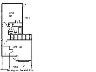 The floor plan main level... the plan shows a half
