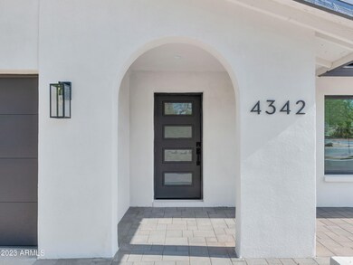 Pavered Patio Entry
