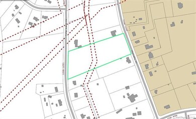 Water Easement cuts through property. Left side is