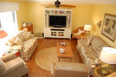 The floor plan flows from living to dining to brea