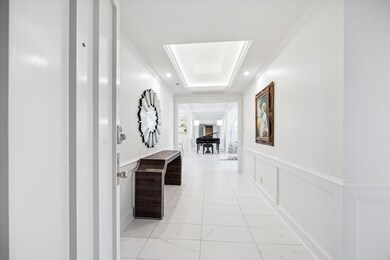 Elegant main entrance