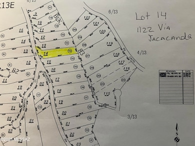 Map of 1122 Via Jacaranda