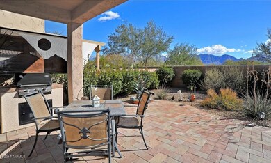 Backyard with Built in BBQ