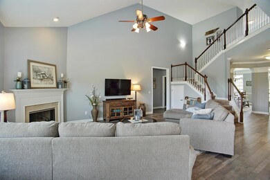 Living area large enough for 2 sectionals with plenty of space to move.