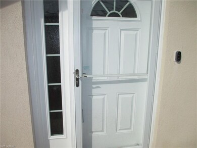 Entire front door and frame was replaced.