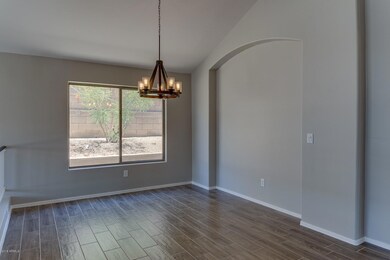 Spacious dining room