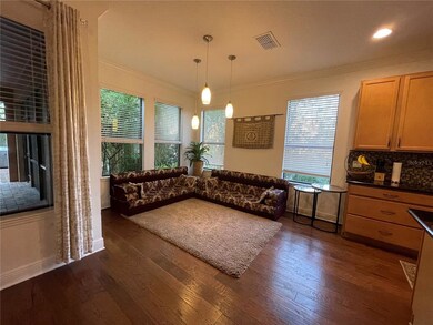 Eating space in the kitchen with natural light!