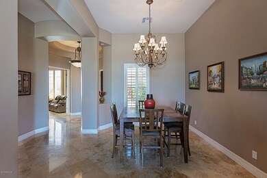 Spacious dining room