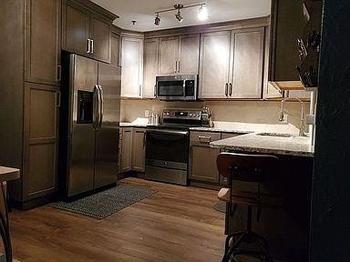 Accent lighting. New flooring throughout the lower