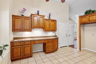 Kitchen with Study Desk & extra cabinets.
