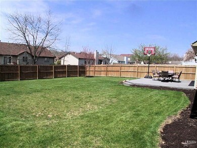Great fenced backyard with easy to maintain landsc