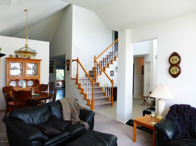View from living room toward stairs