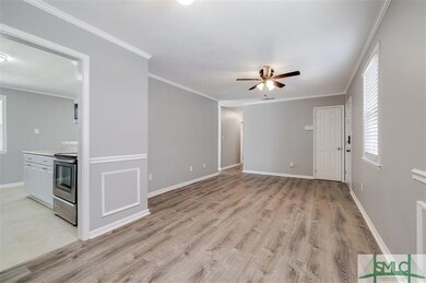 DIning area connects to kitchen