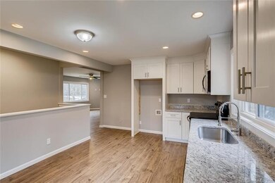 Kitchen open to Living Room